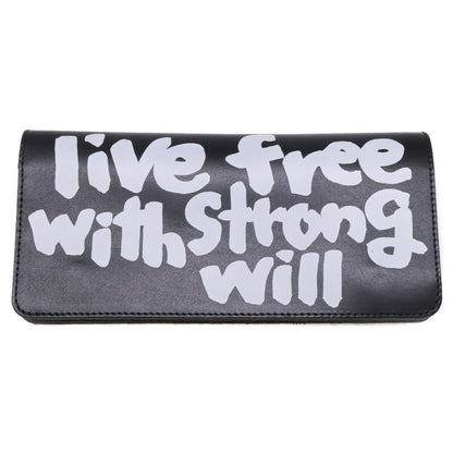 COMMEdesGARCONS Black Live Free Wallet OZ-K917 Size ONE SIZE