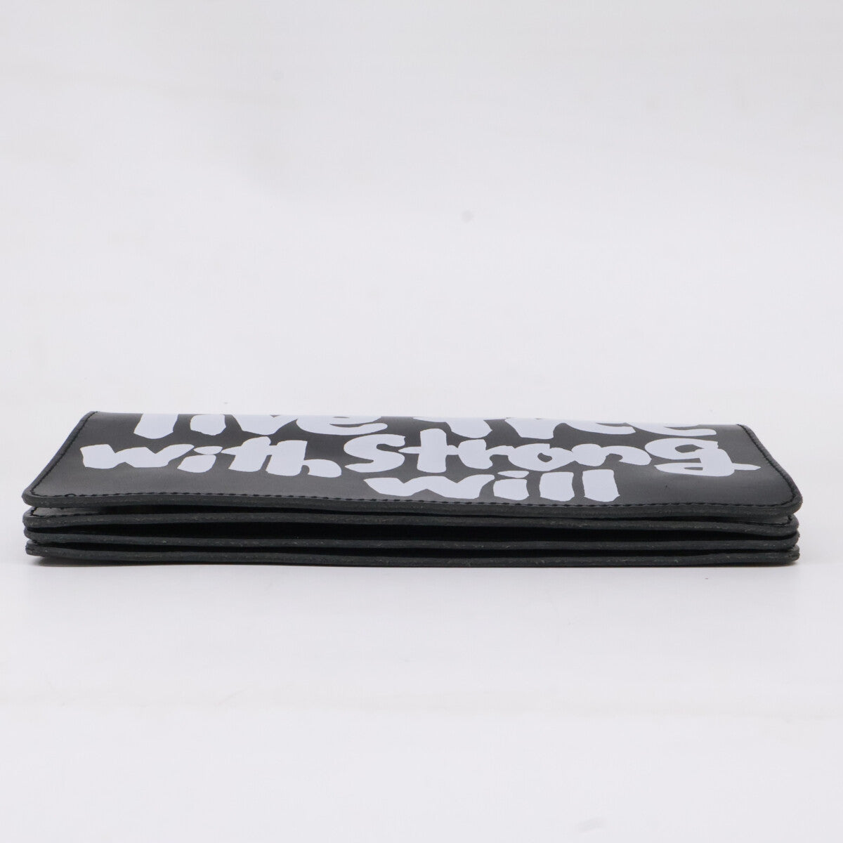 COMMEdesGARCONS Black Live Free Wallet OZ-K917 Size ONE SIZE