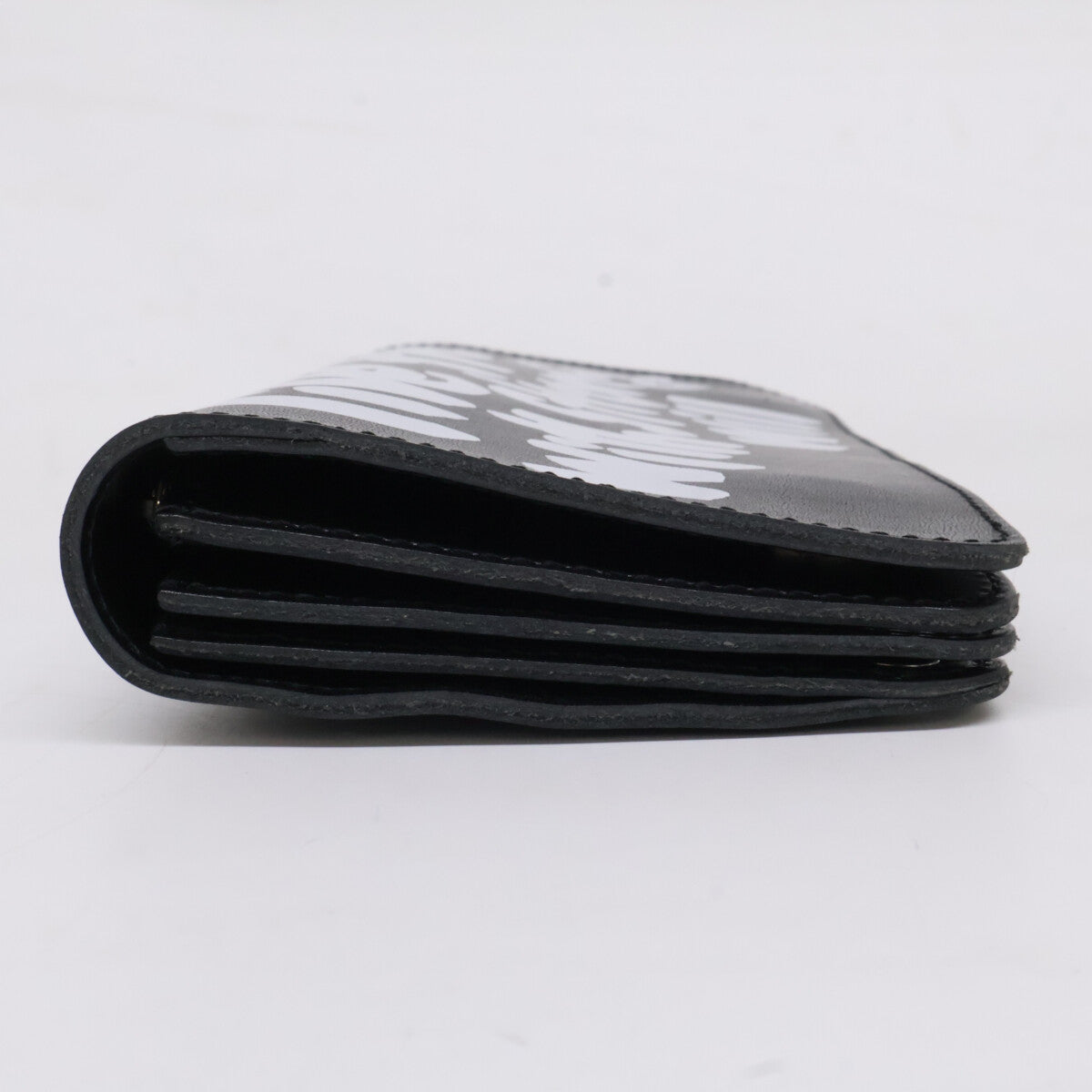 COMMEdesGARCONS Black Live Free Wallet OZ-K917 Size ONE SIZE