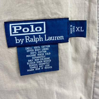 POLObyRalphLauren 00s Beige MA-1 Hunting Jacket Size XL