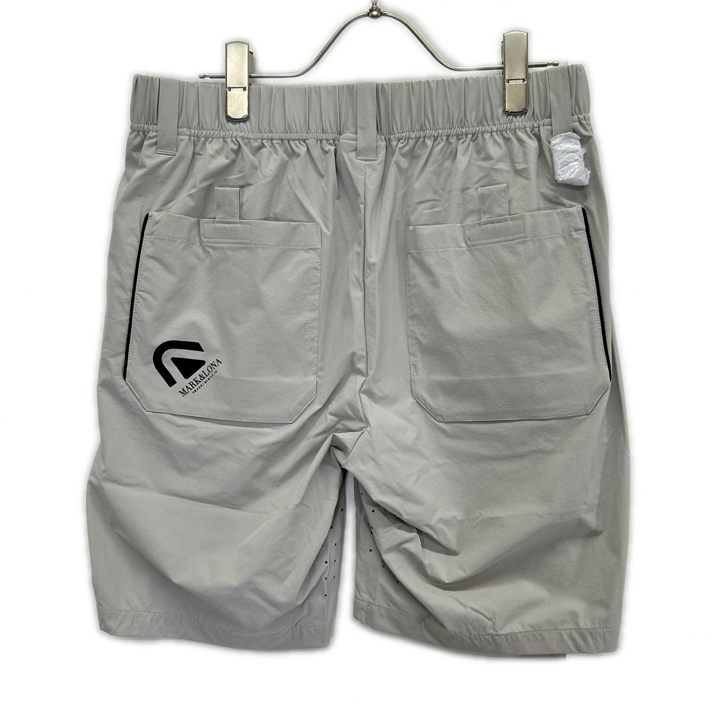 MARK&LONA Light Gray Technical Shorts MCM-6A-AT61 Size 46