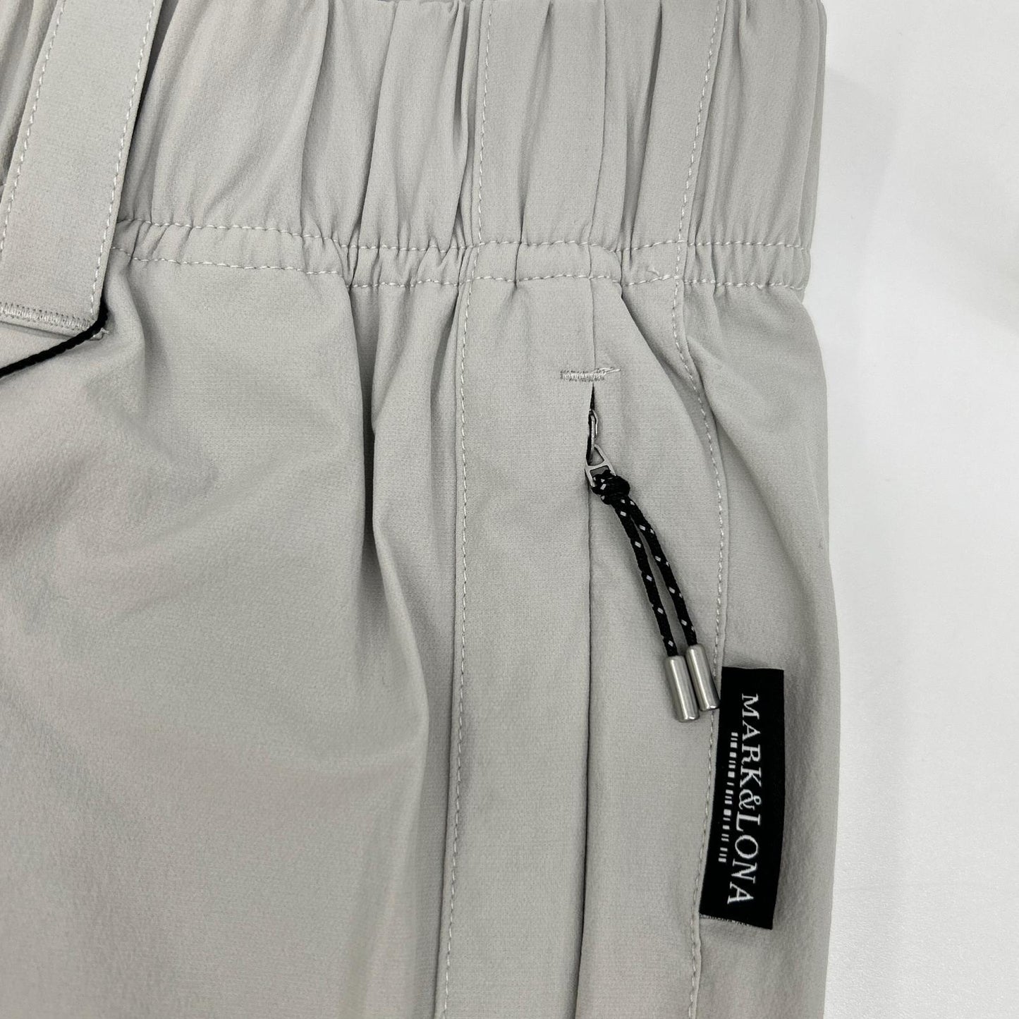 MARK&LONA Light Gray Technical Shorts MCM-6A-AT61 Size 46
