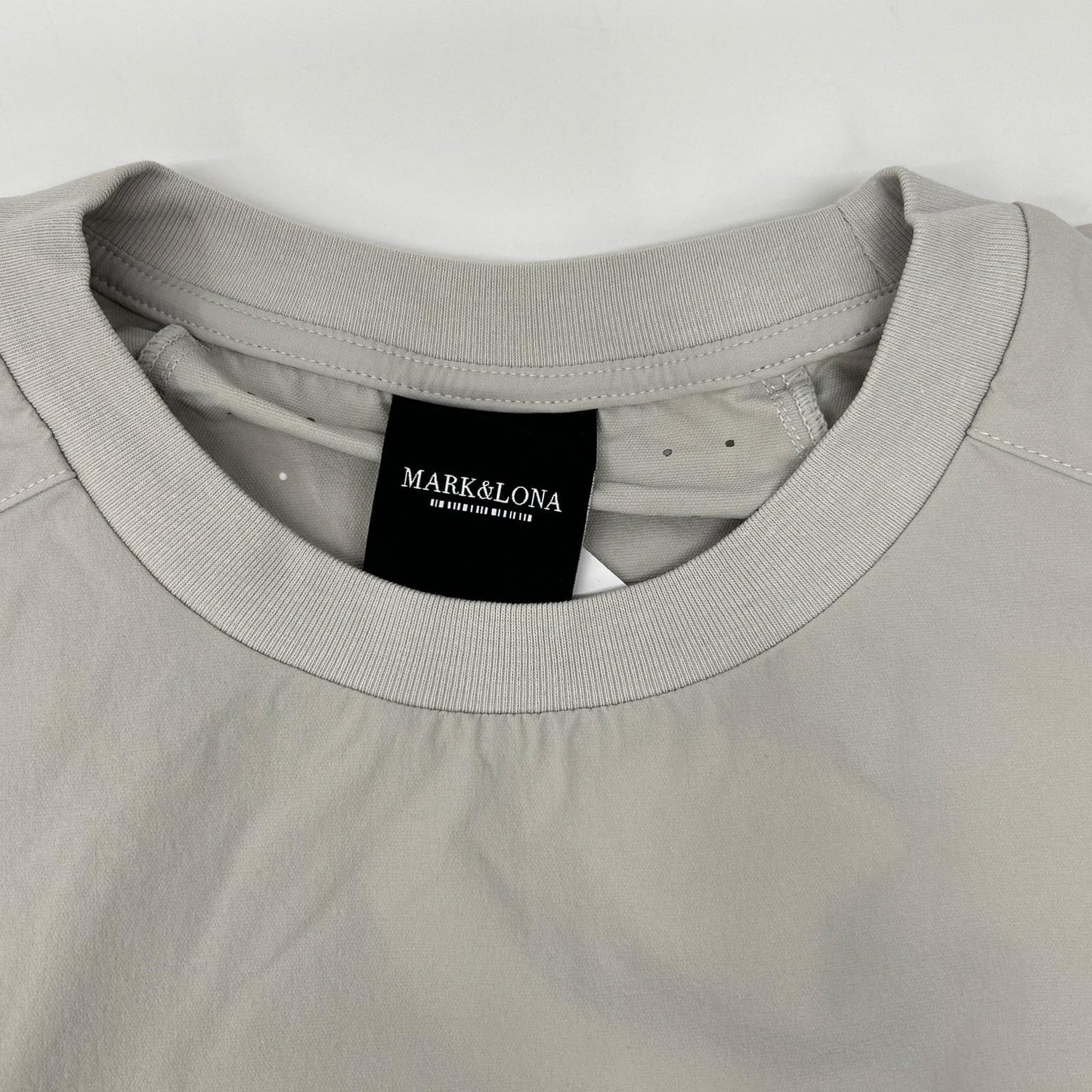 MARK&LONA Light Gray Technical Crewneck Pullover Size 46