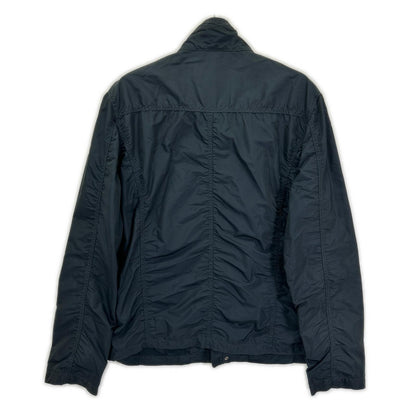 ETRO Navy Nylon Military Jacket Size XL