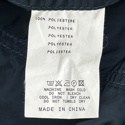 ETRO Navy Nylon Military Jacket Size XL