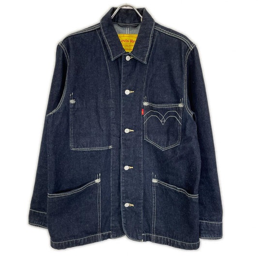 LEVI'S RED A0146 Engineer Coverall Jacket Indigo Size S