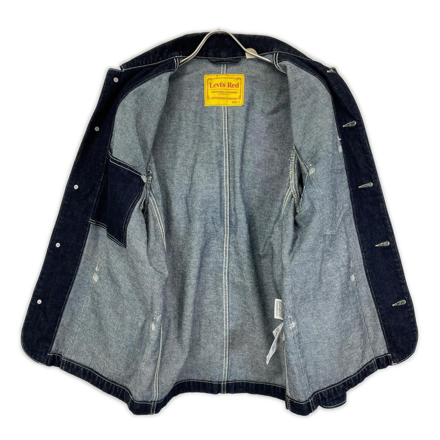 LEVI'S RED A0146 Engineer Coverall Jacket Indigo Size S