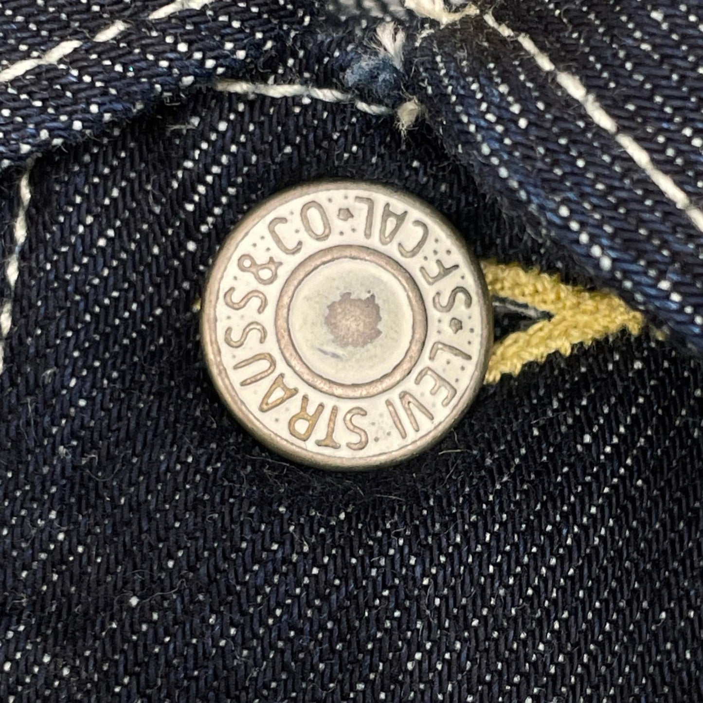 LEVI'S RED A0146 Engineer Coverall Jacket Indigo Size S
