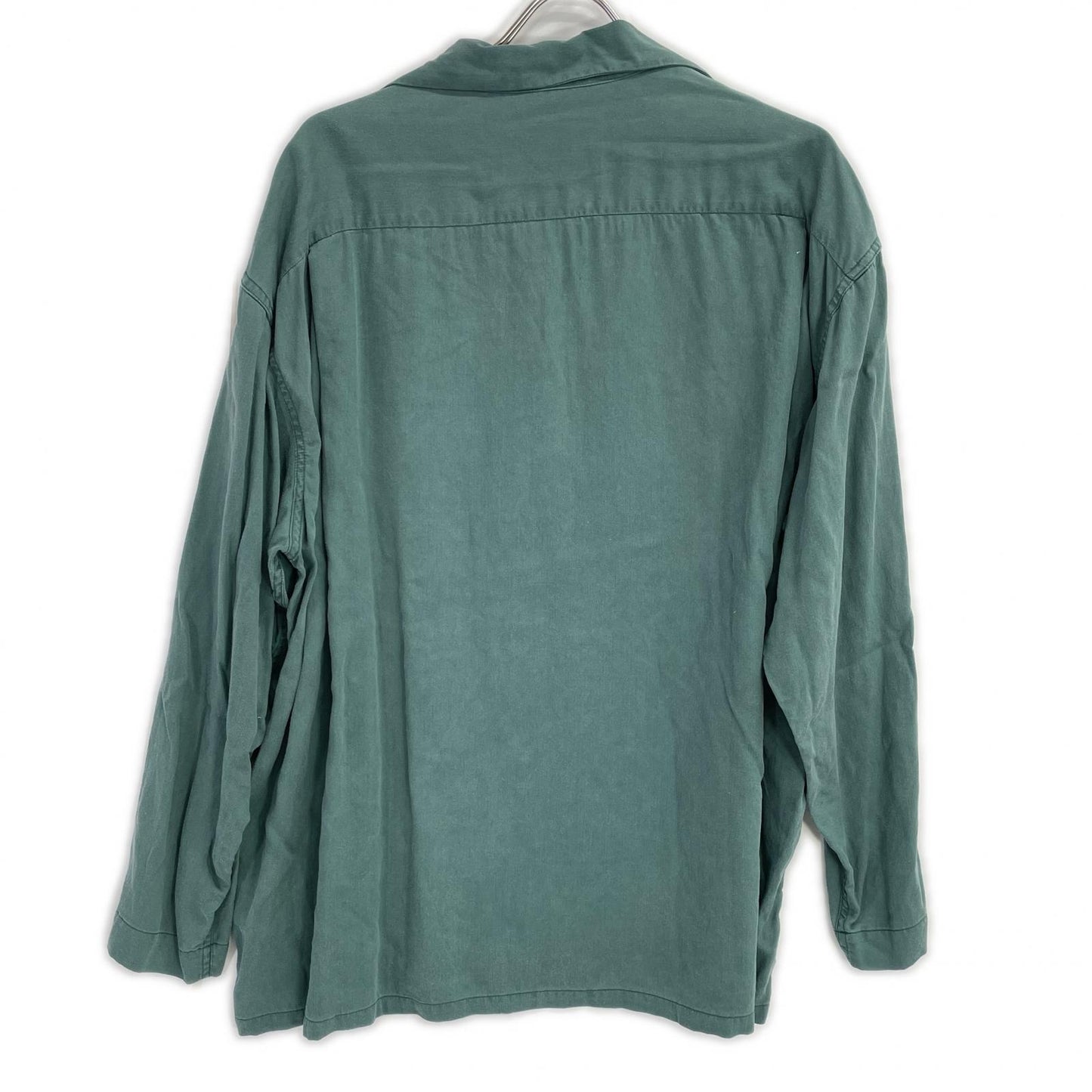 Tsurusha Dragon Embroidered Rayon Pajama Set Green Suit Size L