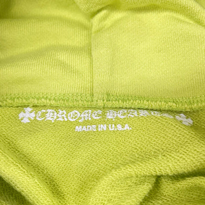 Chrome hearts Matty Boy PPO CHAIN GAME Lime Green Hoodie Size XL