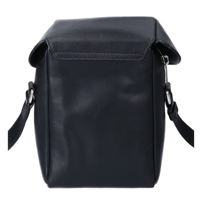 JILSANDER LID CROSSBODY SM Leather Shoulder Bag Black