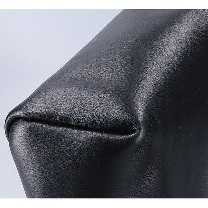 JILSANDER LID CROSSBODY SM Leather Shoulder Bag Black