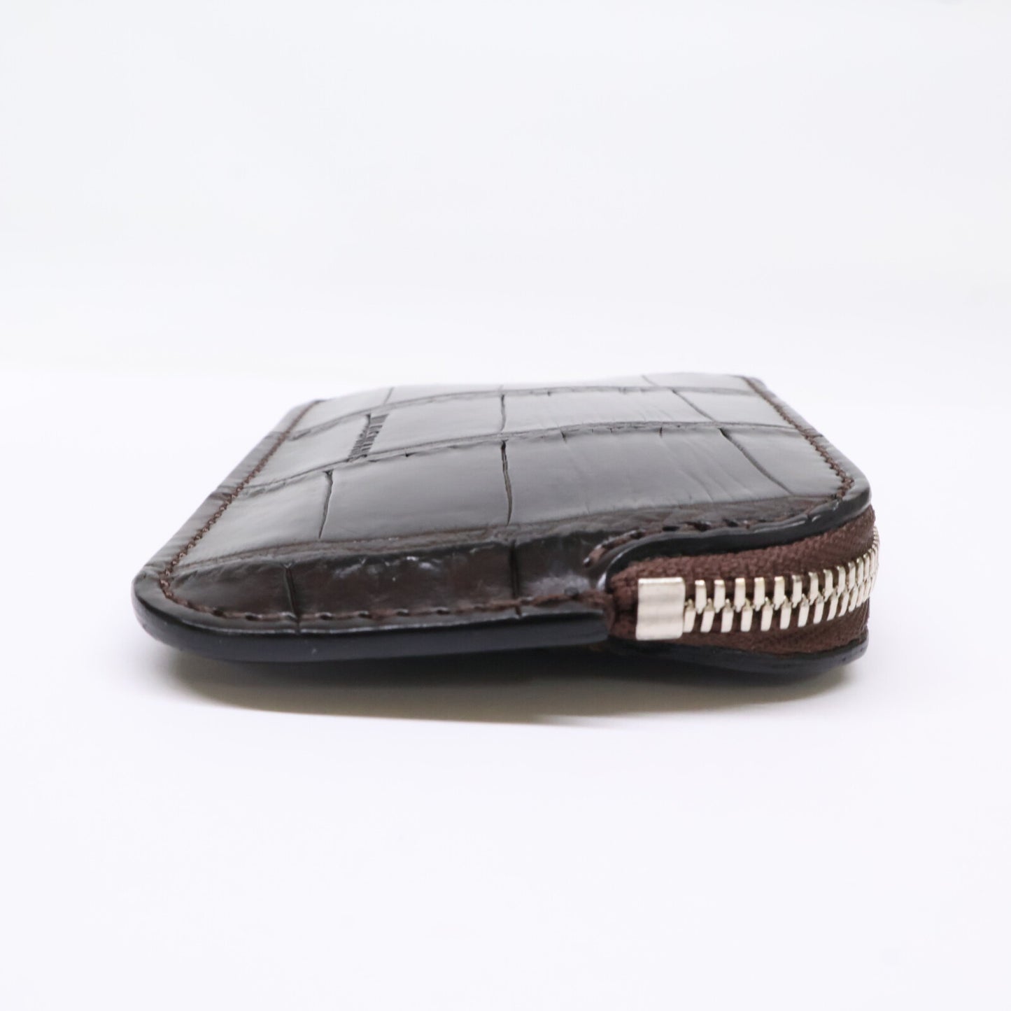 WILDSWANS MINAS Crocodile Micro Case Chocolate Size ONE SIZE