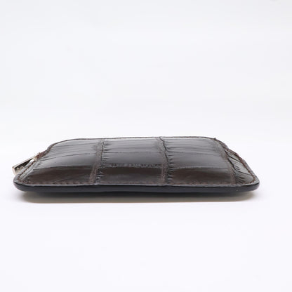 WILDSWANS MINAS Crocodile Micro Case Chocolate Size ONE SIZE