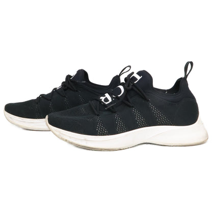 DIOR B25 Black Neoprene Technical Runner Sneakers Size EU 42