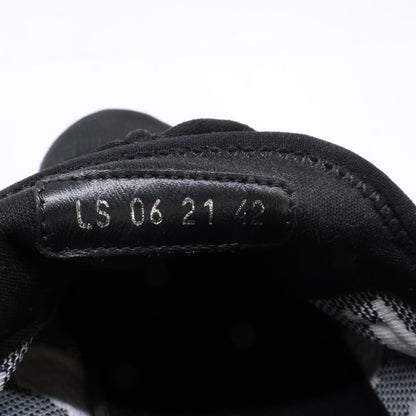 DIOR B25 Black Neoprene Technical Runner Sneakers Size EU 42