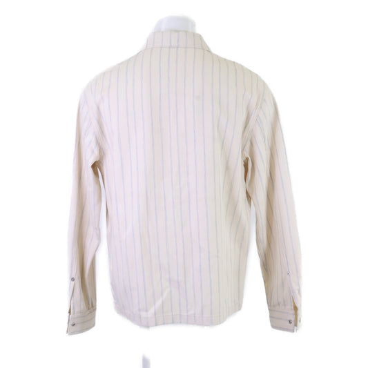 DIOR x Hylton Nel Striped Cotton Jacket White/Blue Size 46