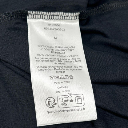 DIOR Cotton Jersey T-Shirt Black Size M