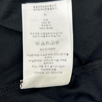 DIOR Cotton Jersey T-Shirt Black Size M
