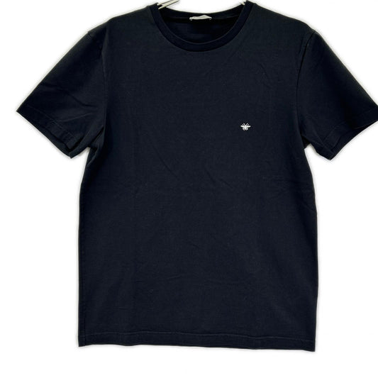 DIOR BEE Embroidered Crewneck T-Shirt Black Size L