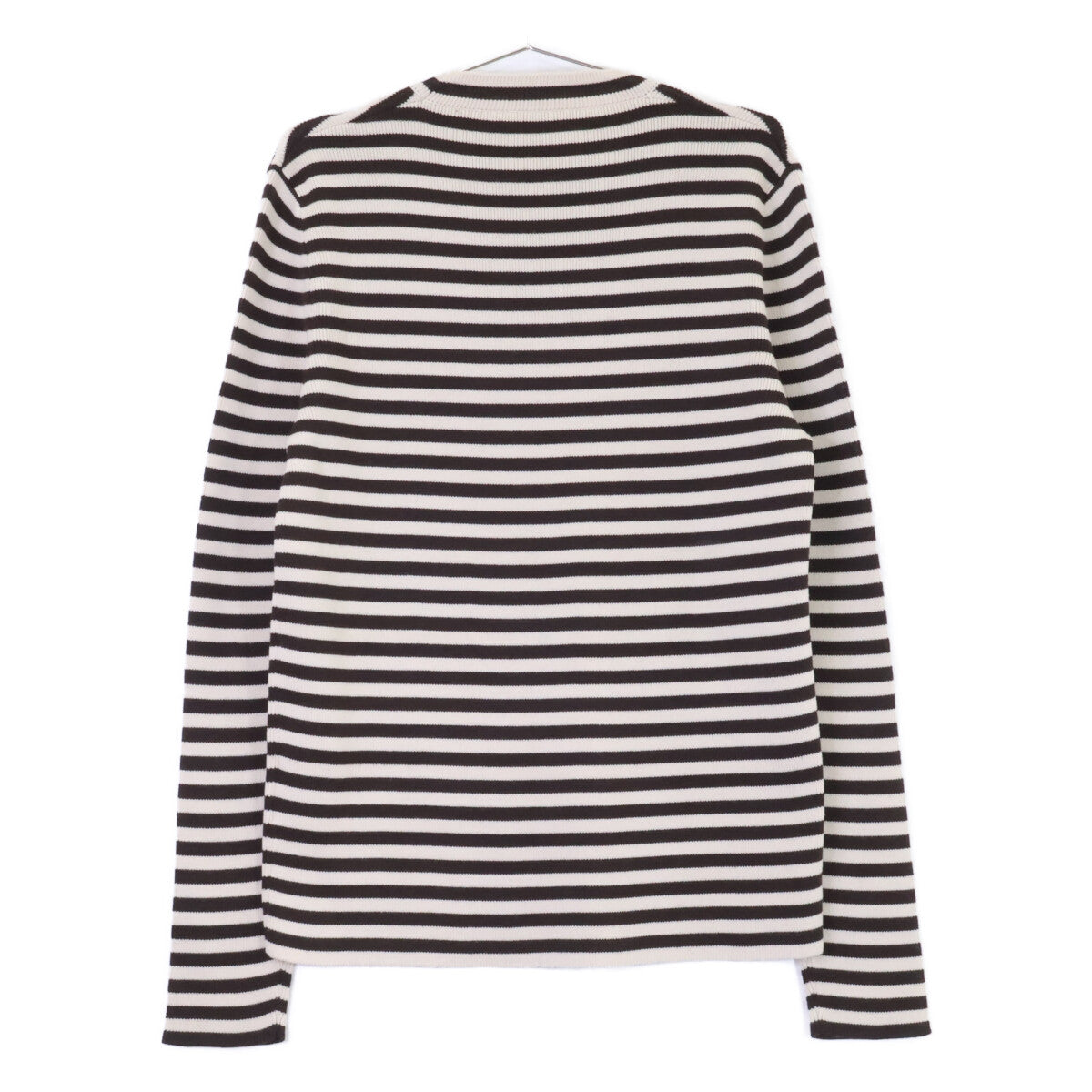 PRADA Brown/Beige Border Logo Wool Sweater Size 50