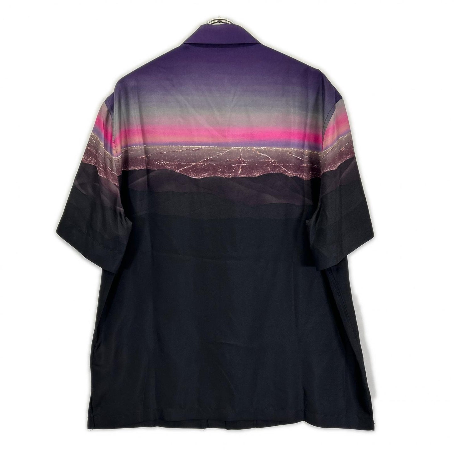VERSACE Silk Logo Print Shirt Multi Size 50