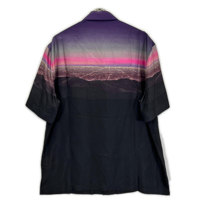 VERSACE Silk Logo Print Shirt Multi Size 50