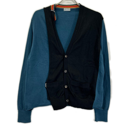 kolor BEACON 25SBM-NO2331 Black/Blue Knit Sweater