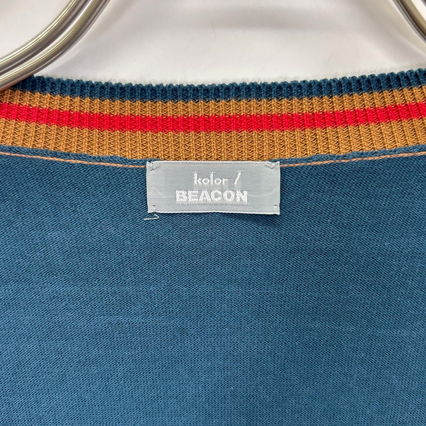 kolor BEACON 25SBM-NO2331 Black/Blue Knit Sweater