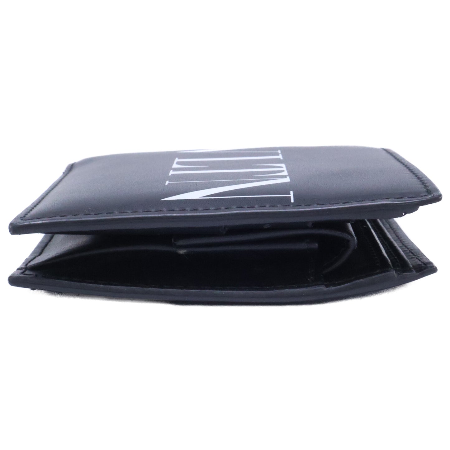 Valentino Garavani VLTN Logo Wallet Black Size ONE SIZE