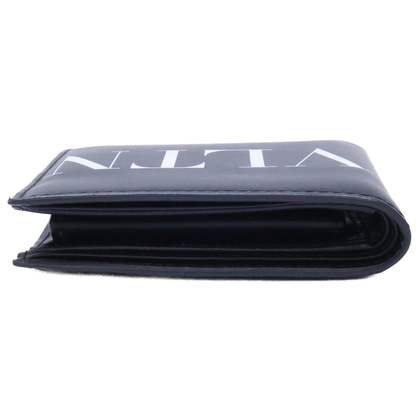 Valentino Garavani VLTN Logo Wallet Black Size ONE SIZE