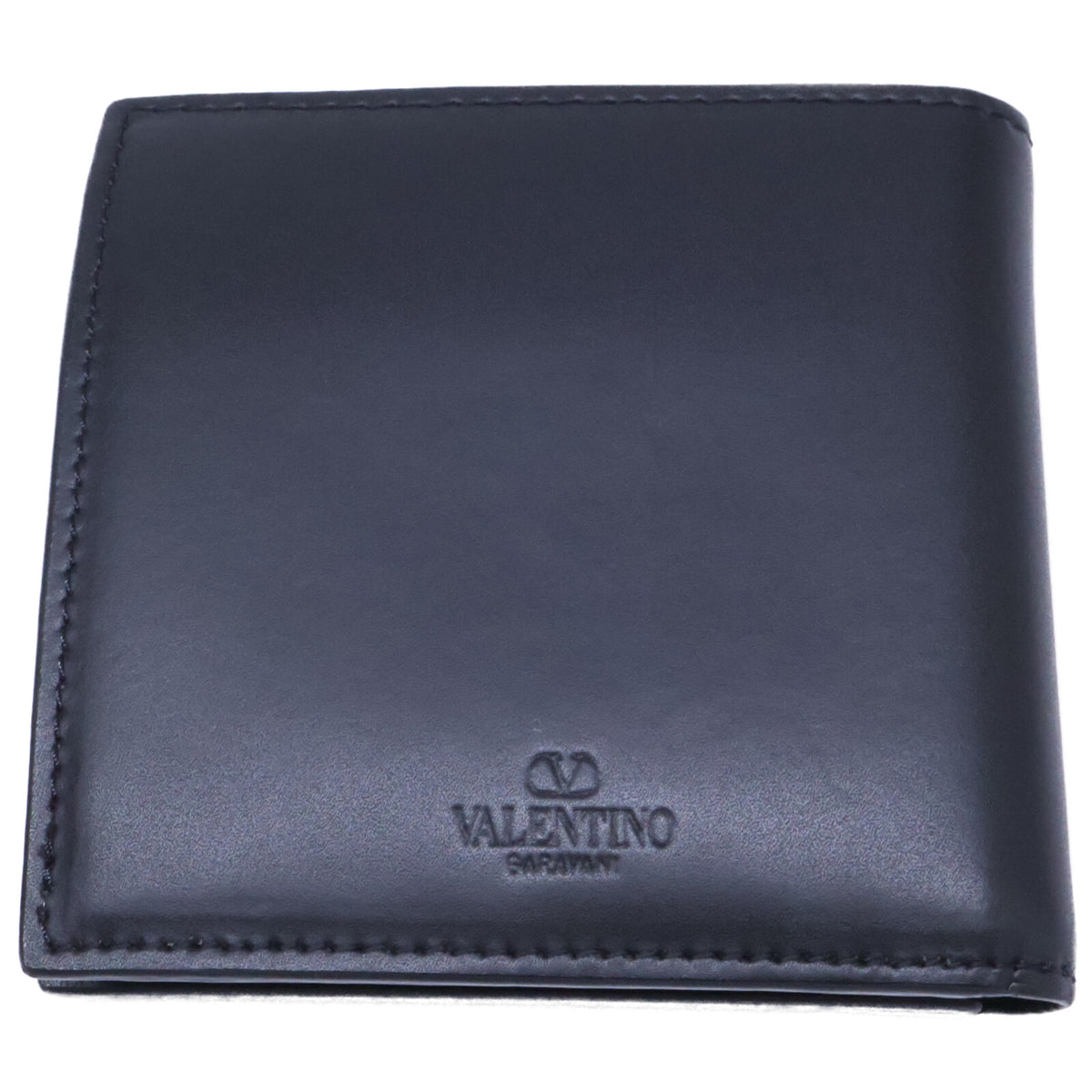 Valentino Garavani VLTN Logo Wallet Black Size ONE SIZE