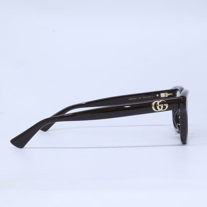 GUCCI Double G Wellington Asian Eyewear Brown Size 52X17-145
