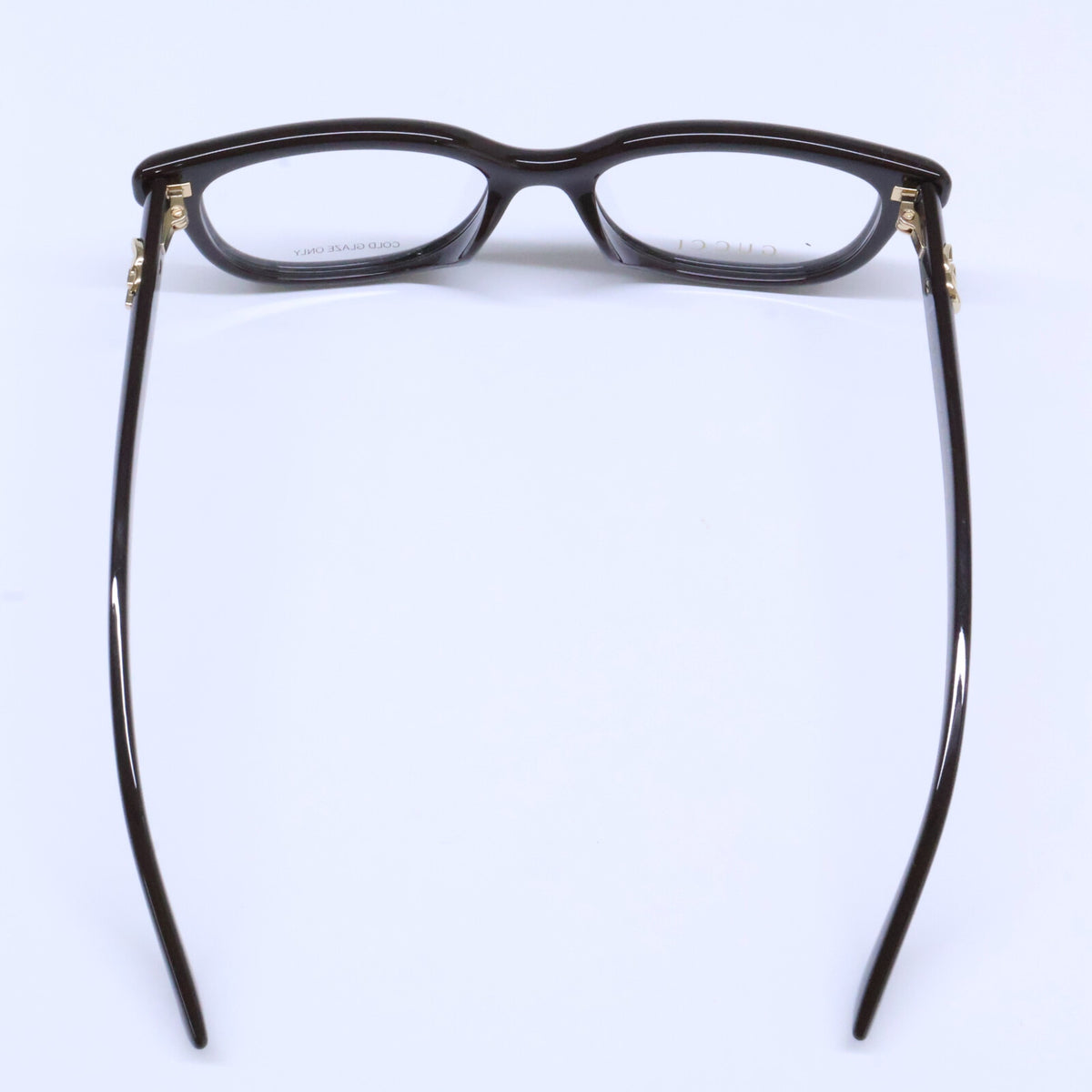 GUCCI Double G Wellington Asian Eyewear Brown Size 52X17-145