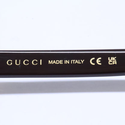 GUCCI Double G Wellington Asian Eyewear Brown Size 52X17-145