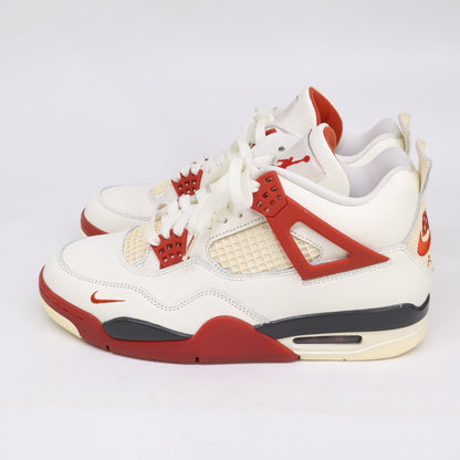 NIKE Air Jordan 4 Nigel Sylvester Sneakers White/Red Size