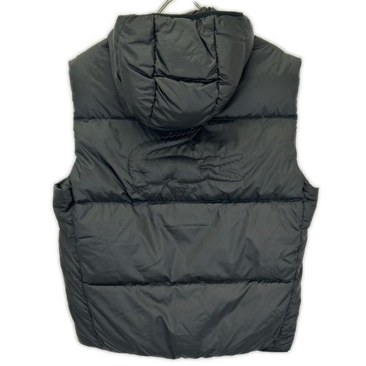 Lacoste BH2895 Black Backstitch Down Vest Size 48