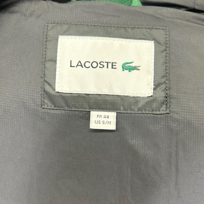 Lacoste BH2895 Black Backstitch Down Vest Size 48