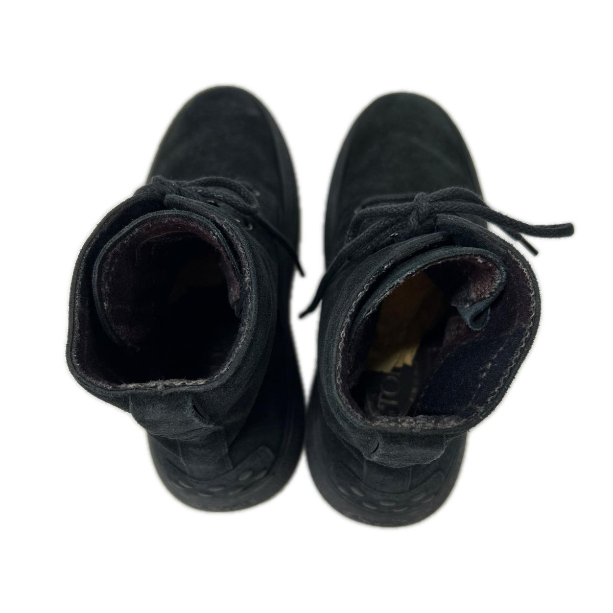 TOD'S Winter Gommini Boots Black Size 6 1/2