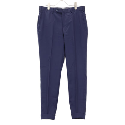 ISAIA Wool 2B Single Suit Blue Size 48