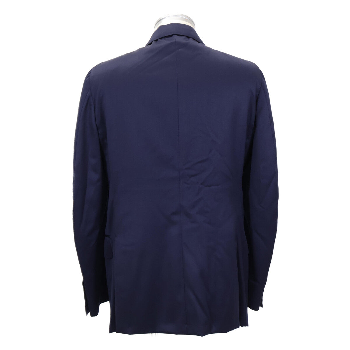 ISAIA Wool 2B Single Suit Blue Size 48