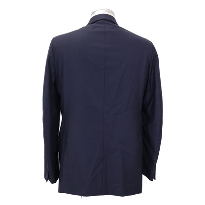 ISAIA Wool 2B Single Suit Blue Size 46