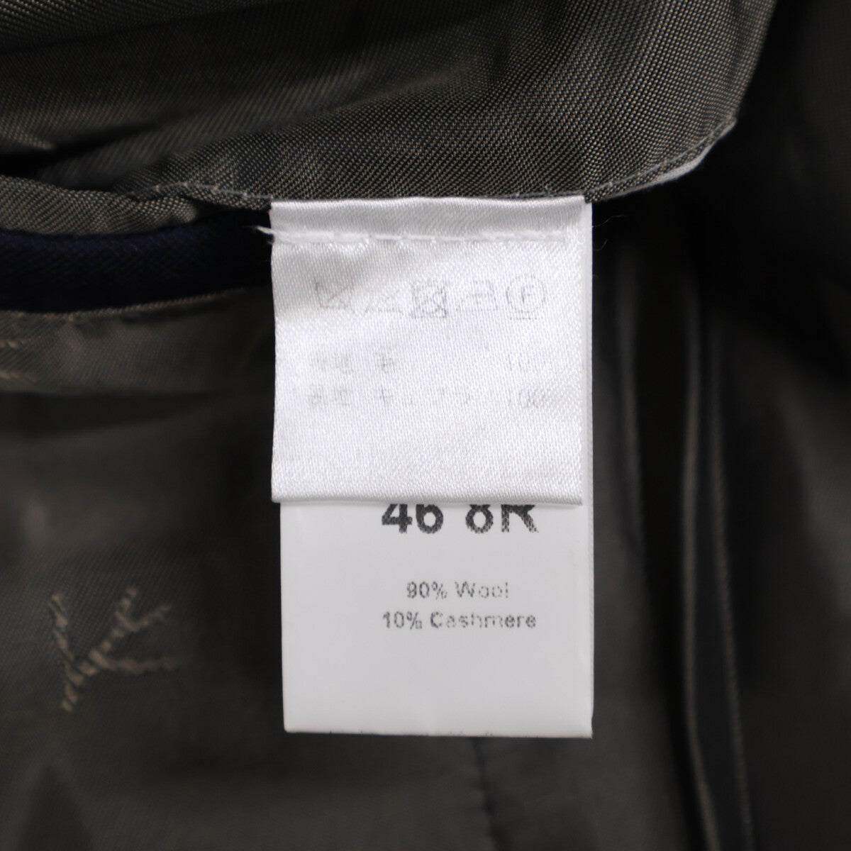 ISAIA Wool 2B Single Suit Blue Size 46