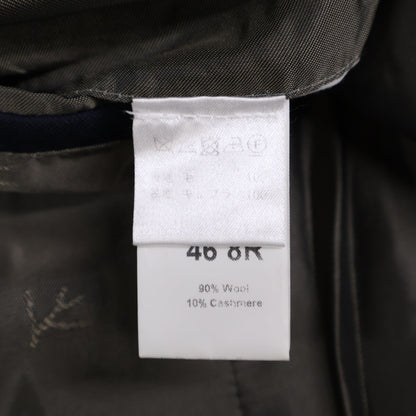 ISAIA Wool 2B Single Suit Blue Size 46