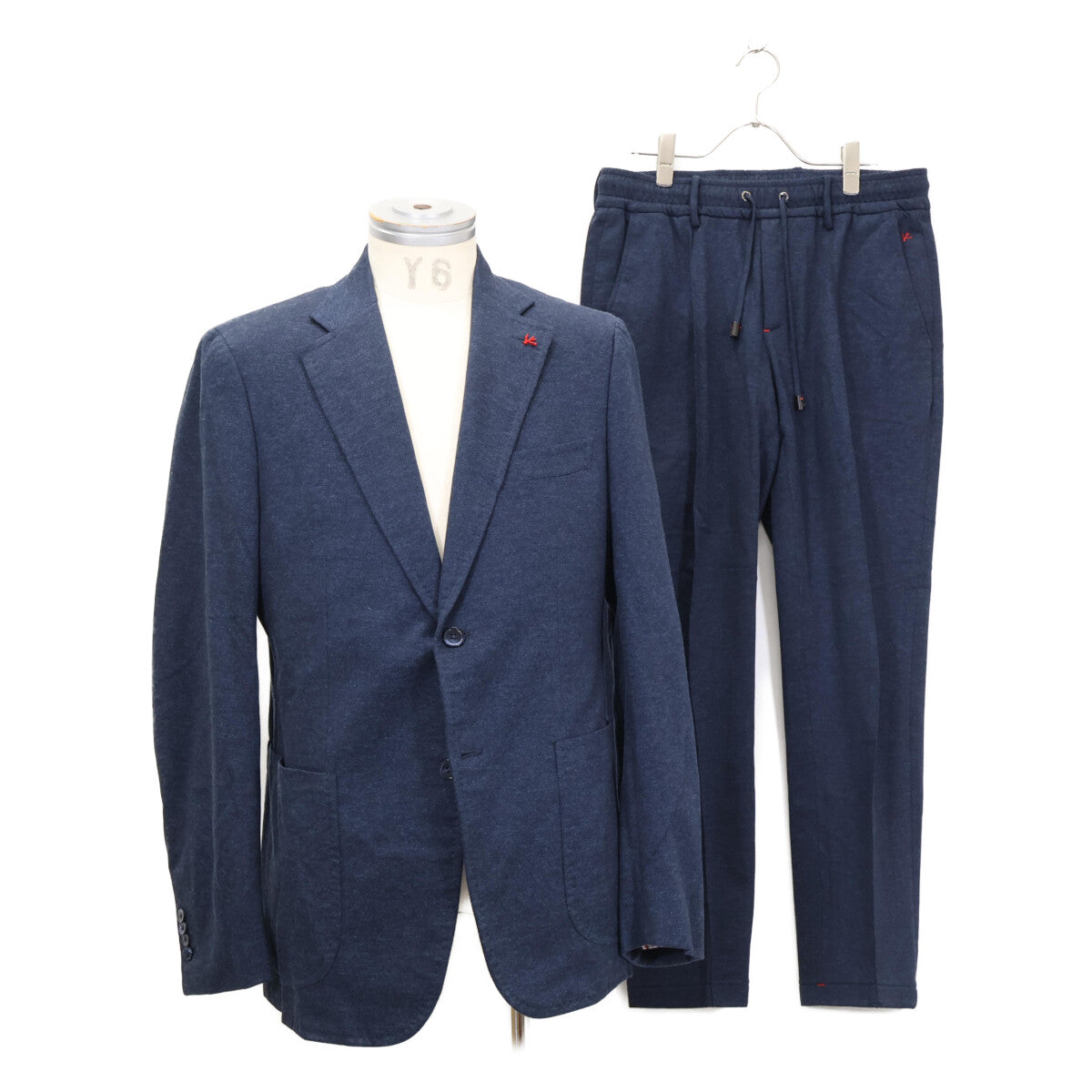 ISAIA Cotton 2B Single Casual Jacket Blue