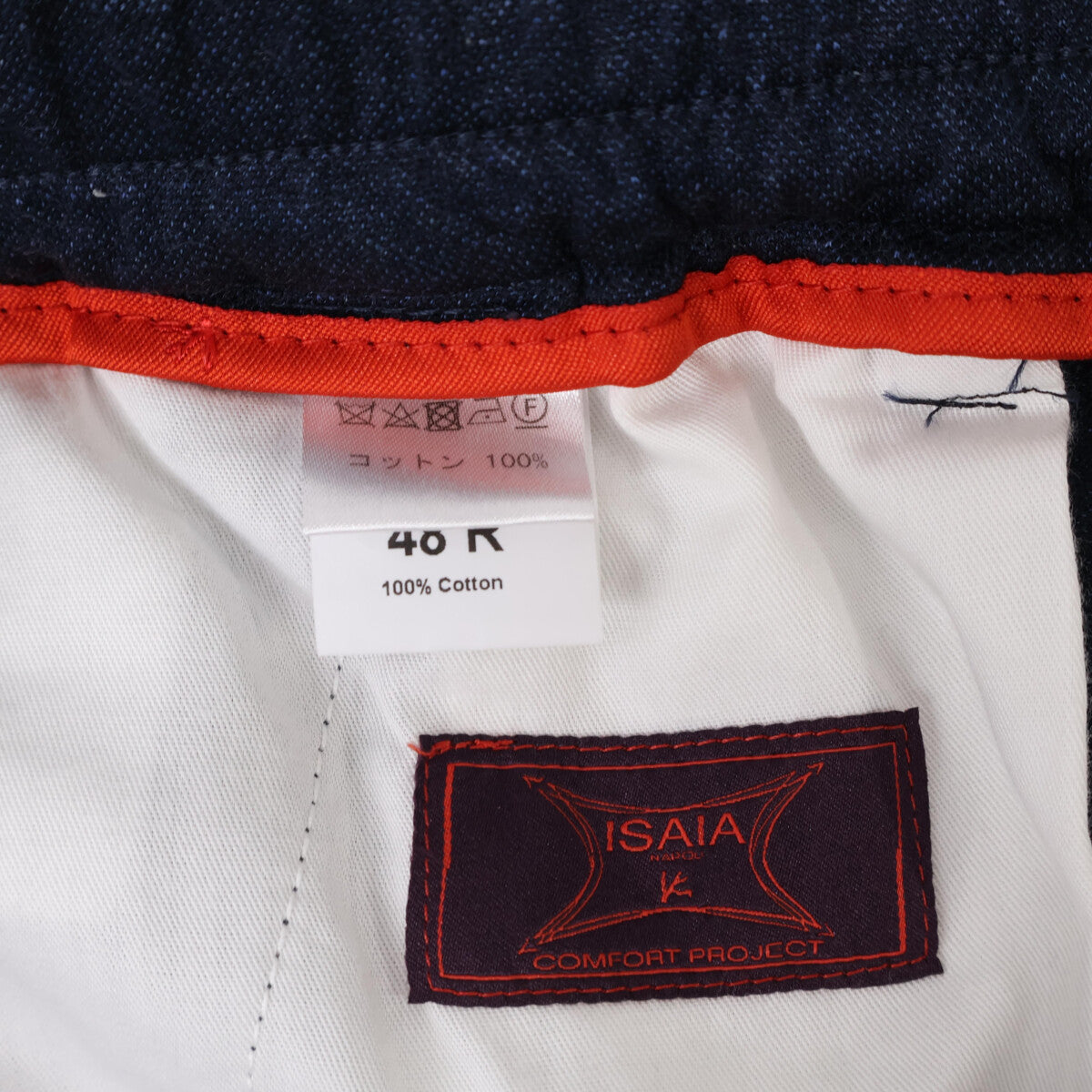 ISAIA Cotton 2B Single Casual Jacket Blue