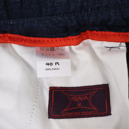 ISAIA Cotton 2B Single Casual Jacket Blue