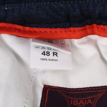 ISAIA Cotton 2B Single Casual Jacket Blue