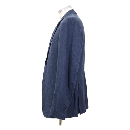 ISAIA Cotton 2B Single Casual Jacket Blue
