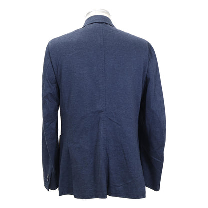 ISAIA Cotton 2B Single Casual Jacket Blue